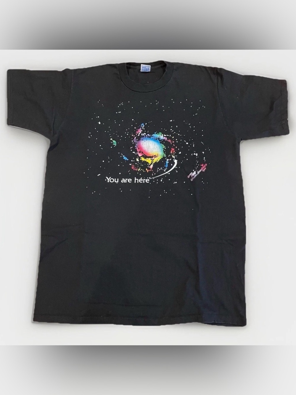 Vintage 1985 You Are Here T-shirt XL Graphic Adventures Jerzees Space Galaxy